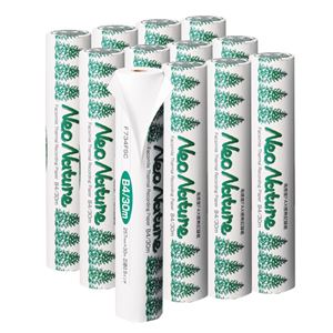 （まとめ） クリエイティア FSC認証感熱FAXロール紙 Neo Nature B4 幅257mm×長さ30m 芯内径0.5インチ 表発色 F734FSC 1本 【×10セット】