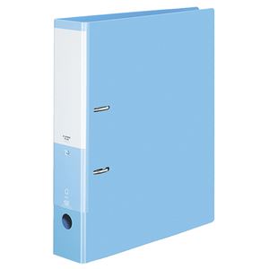 （まとめ） コクヨ Dリングファイル（POSITY） A4タテワイド 2穴 450枚収容 背幅60mm ライトブルー P3フ-DR440NLB 1冊 【×10セット】