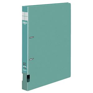 （まとめ） コクヨ DリングファイルS型 再生PP表紙 A4タテ 2穴 200枚収容 背幅34mm 緑 フ-FD420G 1冊 【×10セット】