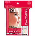 （まとめ） コクヨ インクジェットプリンター用 写真用紙 光沢紙 厚手 L判 KJ-G13L-120N 1冊（120枚） 【×5セット】