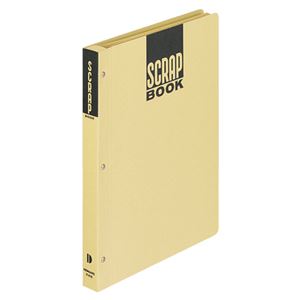 （まとめ） コクヨ スクラップブックD（とじこみ式） B5 中紙28枚 背幅25mm クラフト ラ-41N 1冊 【×20セット】