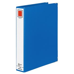 （まとめ） コクヨ チューブファイル Mタイプ 片開き A4タテ 500枚収容 背幅64mm 青 フ-1650B 1冊 【×10セット】