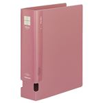 （まとめ） コクヨ チューブファイルPP 片開き A4タテ 600枚収容 背幅74mm ピンク フ-F660NP 1冊 【×5セット】