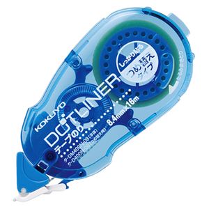 （まとめ） コクヨ テープのり ドットライナー しっかり貼るタイプ つめ替え用 8.4mm×16m タ-D400N-08 1個 【×20セット】