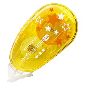 （まとめ） コクヨ テープのり ドットライナーキュート 本体 スター柄 8.4mm×8m タ-DM456-08 1個 【×20セット】