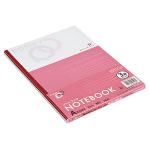 （まとめ） コクヨ ノート（POSITY） セミB5 A罫 30枚 P3ノ-31AX3 1パック（3冊） 【×30セット】