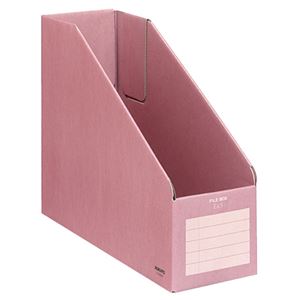 （まとめ） コクヨ ファイルボックスE＆S A4フリー型 背幅102mm ピンク フ-E455P 1冊 【×20セット】