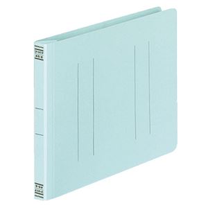 （まとめ） コクヨ フラットファイルV（樹脂製とじ具） A5ヨコ 150枚収容 背幅18mm 青 フ-V17B 1パック（10冊） 【×5セット】