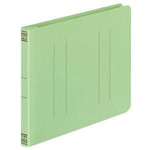 （まとめ） コクヨ フラットファイルV（樹脂製とじ具） A5ヨコ 150枚収容 背幅18mm 緑 フ-V17G 1パック（10冊） 【×5セット】