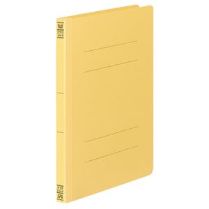 （まとめ） コクヨ フラットファイルV（樹脂製とじ具） B5タテ 150枚収容 背幅18mm 黄 フ-V11Y 1パック（10冊） 【×5セット】