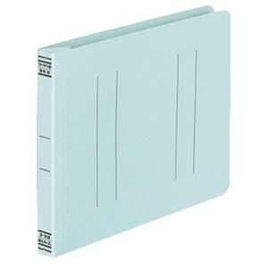 （まとめ） コクヨ フラットファイルV（樹脂製とじ具） B6ヨコ 150枚収容 背幅18mm 青 フ-V18B 1パック（10冊） 【×5セット】