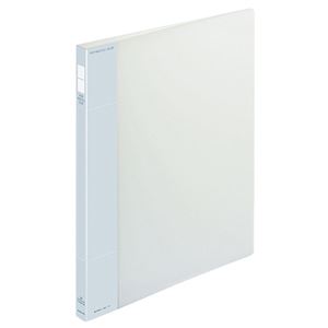 （まとめ） コクヨ ポップリングファイル（スリム） A4タテ 2穴 100枚収容 背幅21mm 透明 フ-PS410T 1冊 【×10セット】