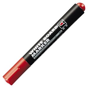 （まとめ） コクヨ ホワイトボード用マーカーペン 細字 赤 業務用パック PM-B101NR 1箱（10本） 【×5セット】