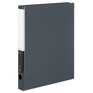 （まとめ） コクヨ リングファイル（POSITY） A4タテ 2穴 210枚収容 背幅34mm ダークグレー P3フ-CR420DM 1冊 【×20セット】