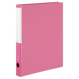 （まとめ） コクヨ リングファイル（POSITY） A4タテ 2穴 210枚収容 背幅34mm ピンク P3フ-CR420P 1冊 【×20セット】