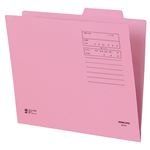 （まとめ） コクヨ 個別フォルダー（カラー） A4 ピンク A4-IFP 1セット（10冊） 【×5セット】