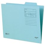 （まとめ） コクヨ 個別フォルダー（カラー） A4 青 A4-IFB 1セット（10冊） 【×5セット】