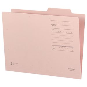 （まとめ） コクヨ 個別フォルダー（カラー・Fタイプ） A4 ピンク A4-IFF-PX10 1パック（10冊） 【×5セット】