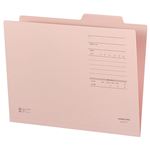 （まとめ） コクヨ 個別フォルダー（カラー・Fタイプ） A4 ピンク A4-IFF-PX10 1パック（10冊） 【×5セット】