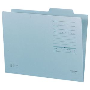 （まとめ） コクヨ 個別フォルダー（カラー・Fタイプ） A4 青 A4-IFF-BX10 1パック（10冊） 【×5セット】