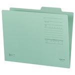 （まとめ） コクヨ 個別フォルダー（カラー・Fタイプ） A4 緑 A4-IFF-GX10 1パック（10冊） 【×5セット】