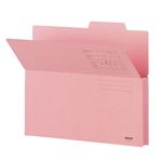 （まとめ） コクヨ 持ち出しフォルダー（カラー） A4 ピンク A4-CFP 1パック（10冊） 【×4セット】