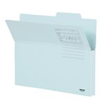 （まとめ） コクヨ 持ち出しフォルダー（カラー） A4 青 A4-CFB 1パック（10冊） 【×4セット】