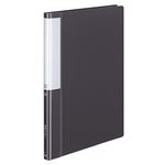 （まとめ） コクヨ 名刺ホルダー（POSITY） 固定式 A4タテ 400名用 ヨコ入れ ダークグレー P3メイ-745DM 1冊 【×10セット】