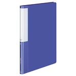 （まとめ） コクヨ 名刺ホルダー（POSITY） 固定式 A4タテ 400名用 ヨコ入れ ブルー P3メイ-745B 1冊 【×10セット】