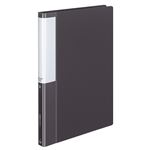 （まとめ） コクヨ 名刺ホルダー（POSITY） 固定式 A4タテ 600名用 ヨコ入れ ダークグレー P3メイ-765DM 1冊 【×5セット】
