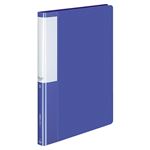 （まとめ） コクヨ 名刺ホルダー（POSITY） 固定式 A4タテ 600名用 ヨコ入れ ブルー P3メイ-765B 1冊 【×5セット】