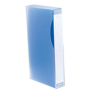 （まとめ） サンワサプライ CD・DVDファイル 48枚収納 ブルー FCD-4802BL 1個 【×5セット】