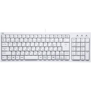 （まとめ） サンワサプライ コンパクトキーボード ホワイト SKB-KG2WN 1台 【×2セット】