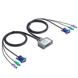 （まとめ） サンワサプライ パソコン自動切替器 （2：1） SW-KVM2CPN 1台 【×2セット】
