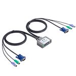 （まとめ） サンワサプライ パソコン自動切替器 （2：1） SW-KVM2CPN 1台 【×2セット】