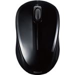 （まとめ） サンワサプライ 静音ワイヤレスブルーLEDマウス 2ボタン ブラック MA-WBL32BK 1個 【×2セット】