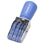 （まとめ） シャチハタ 回転ゴム印 エルゴグリップ 欧文日付 4号 ゴシック体 NFD-4G 1個 【×4セット】
