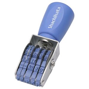 （まとめ） シャチハタ 回転ゴム印 エルゴグリップ 欧文日付 5号 明朝体 NFD-5M 1個 【×4セット】