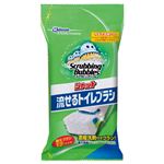 （まとめ） ジョンソン スクラビングバブルシャット 流せるトイレブラシ 付替ブラシ 1パック（12個） 【×10セット】