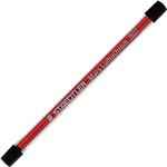 （まとめ） ステッドラー 2mmシャープ SHARP 芯ホルダー替芯 レッド 204 E4-2 1ケース（4本） 【×10セット】