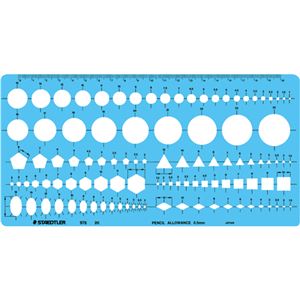 （まとめ） ステッドラー テンプレート 組合せ定規 エッジ付 976 20 1枚 【×3セット】