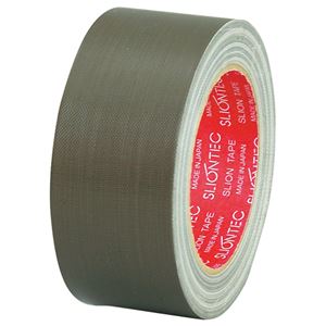 （まとめ） スリオンテック 布粘着テープ No.3390 50mm×25m オリーブドラブ No.3390-50OL 1巻 【×10セット】