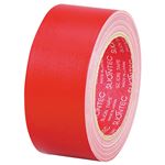 （まとめ） スリオンテック 布粘着テープ No.3390 50mm×25m 赤 No.3390-50RD 1巻 【×10セット】