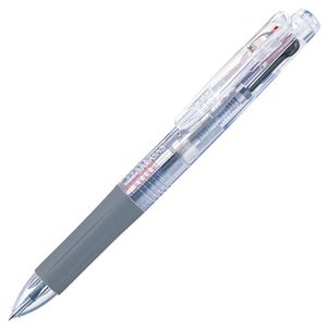 （まとめ） ゼブラ 3色ゲルインクボールペン サラサ3 0.5mm （軸色 透明） J3J2-C 1本 【×15セット】