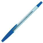 （まとめ） ゼブラ ニュークリスタル ケアS 0.7mm 青 BNR1-BL 1セット（10本） 【×5セット】