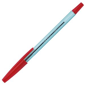 （まとめ） ゼブラ ニュークリスタル ケアS 0.7mm 赤 BNR1-R 1本 【×80セット】