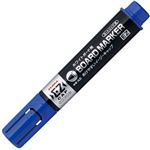 （まとめ） ゼブラ ボードマーカーEZ 中字・丸芯 青 YYS17-BL 1本 【×50セット】