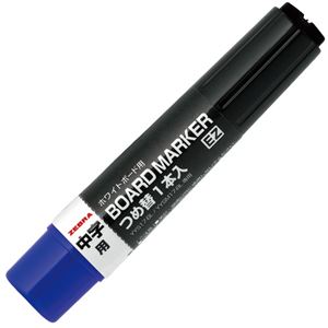 （まとめ） ゼブラ ボードマーカーEZ 中字用つめ替カートリッジ 青 RYYS17-BL 1セット（10本） 【×5セット】