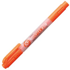 （まとめ） ゼブラ 蛍光オプテックス2 EZ オレンジ WKT11-OR 1本 【×50セット】