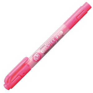 （まとめ） ゼブラ 蛍光オプテックス2 EZ ピンク WKT11-P 1本 【×50セット】
